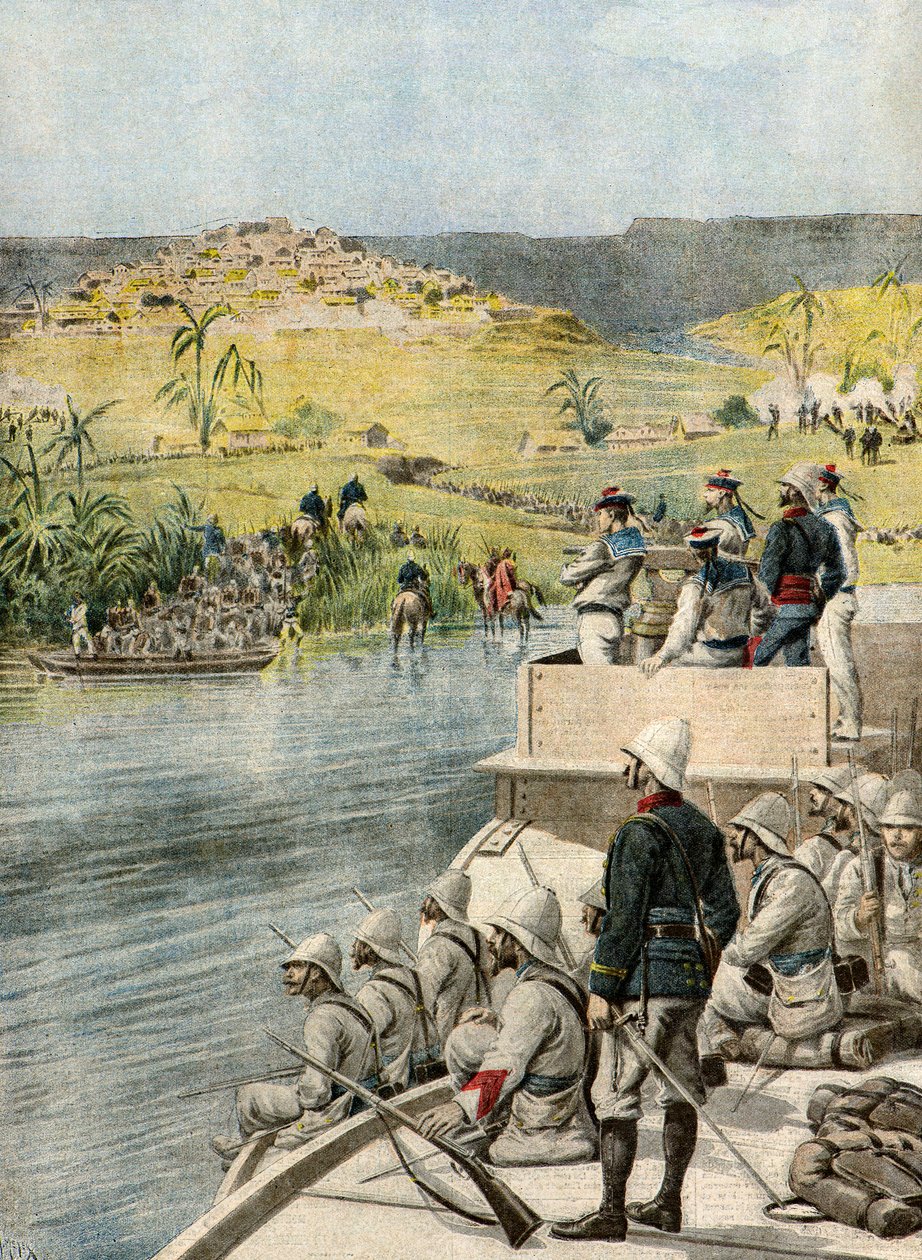 Expedition militaire a Madagascar,1895 (Illustration) af Henri Meyer
