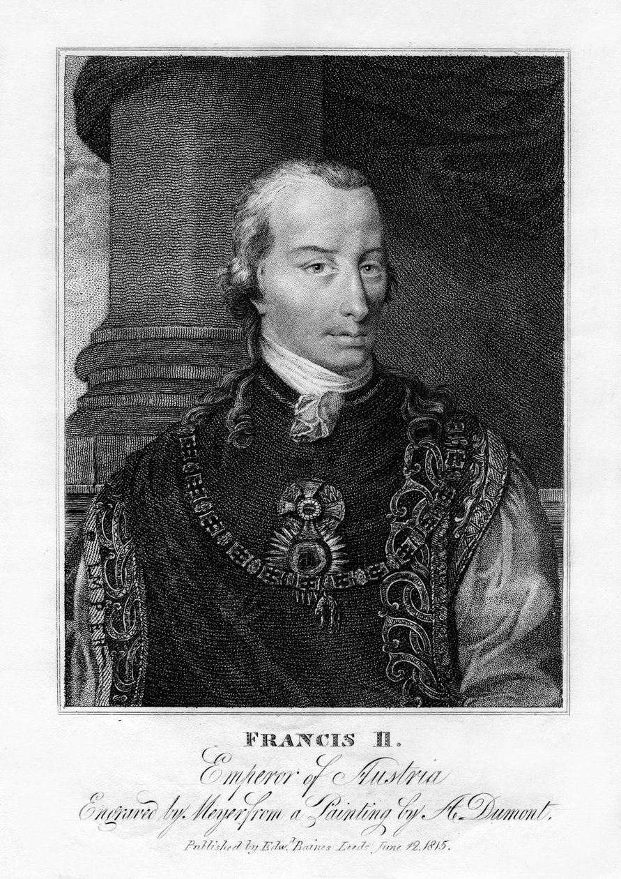 Frans II, hellig romersk kejser, 1815. af Henri Meyer