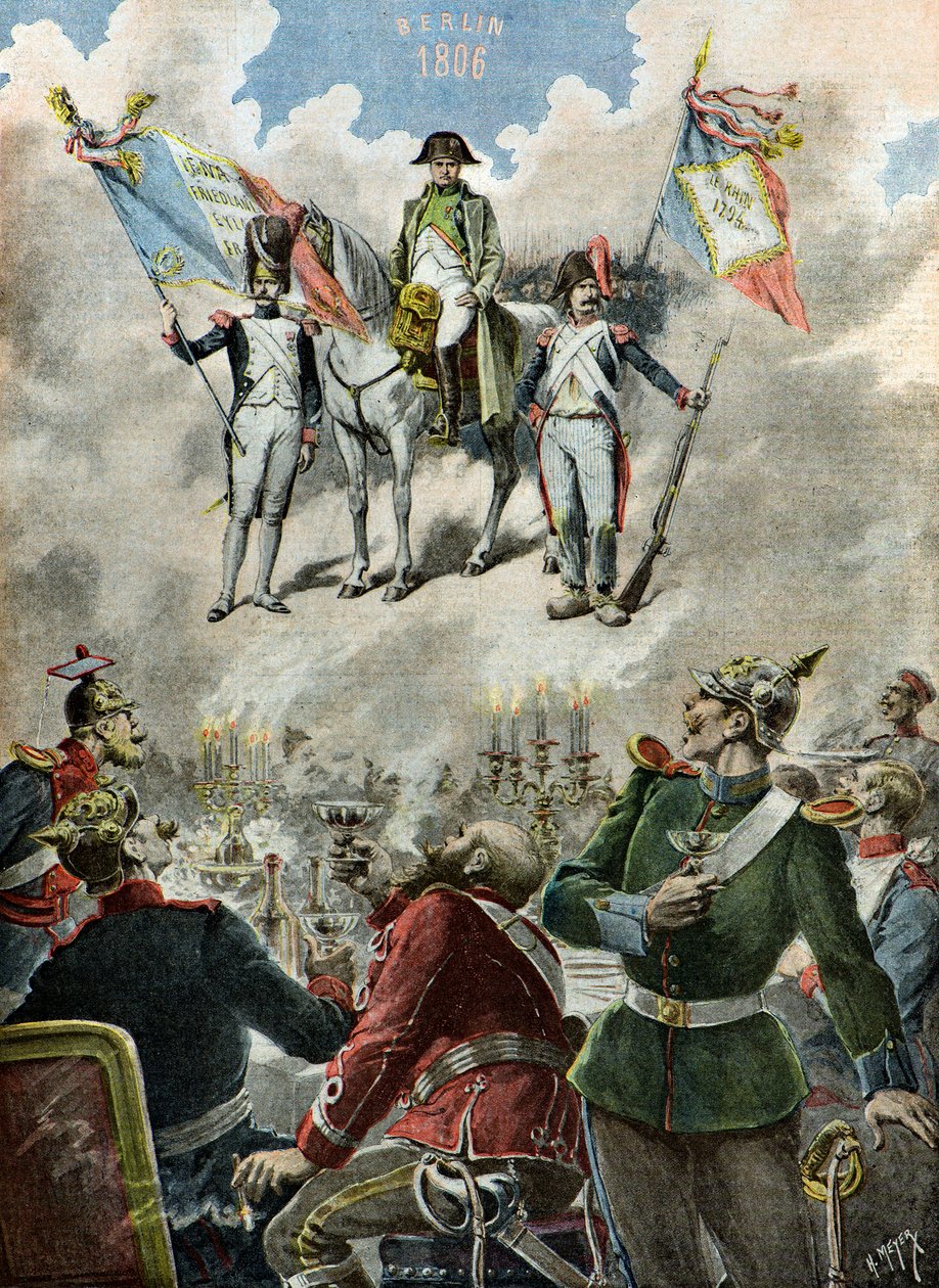 Illustration af vers af Alfred de Musset,1895 (Illustration) af Henri Meyer