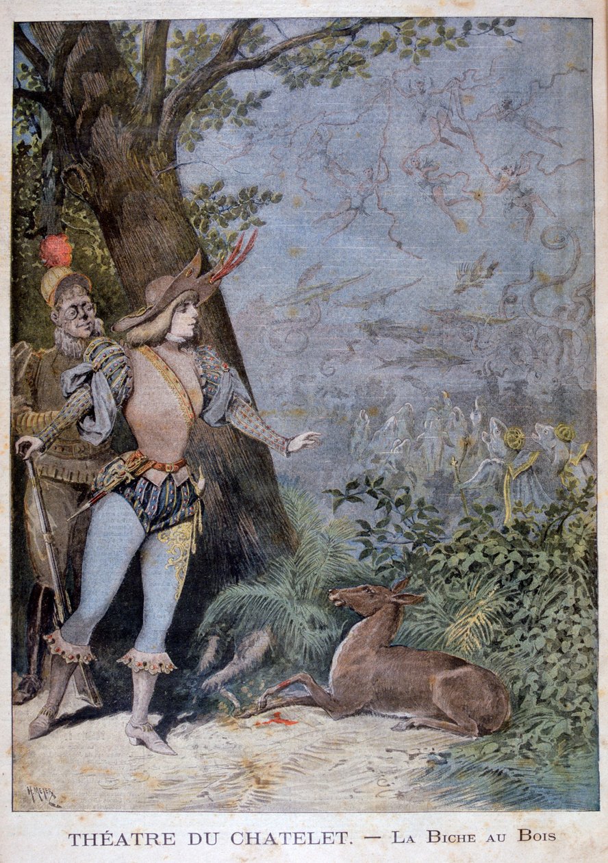 La Biche au Bois, Theatre du Châtelet, Paris, 1896 af Henri Meyer