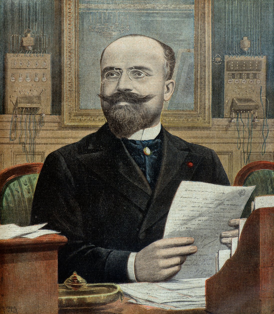 Præfekten for politiet i Paris Charles Blanc af Henri Meyer