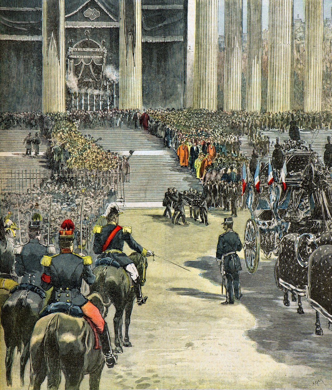 Maréchal de Mac Mahons begravelse af Henri Meyer