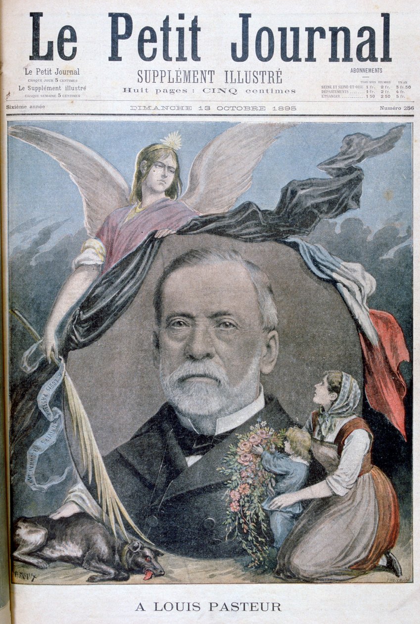 Louis Pasteur, fransk kemiker, 1895 af Henri Meyer