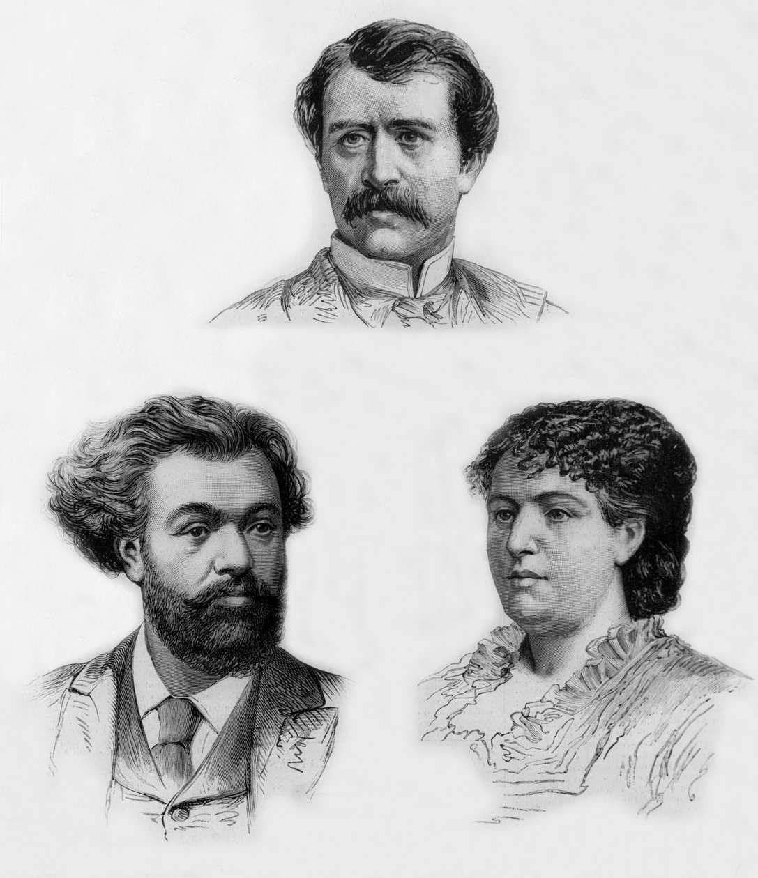 Morin-affæren: Jean Morin, Clovis og Jeanne Hugues af Henri Meyer