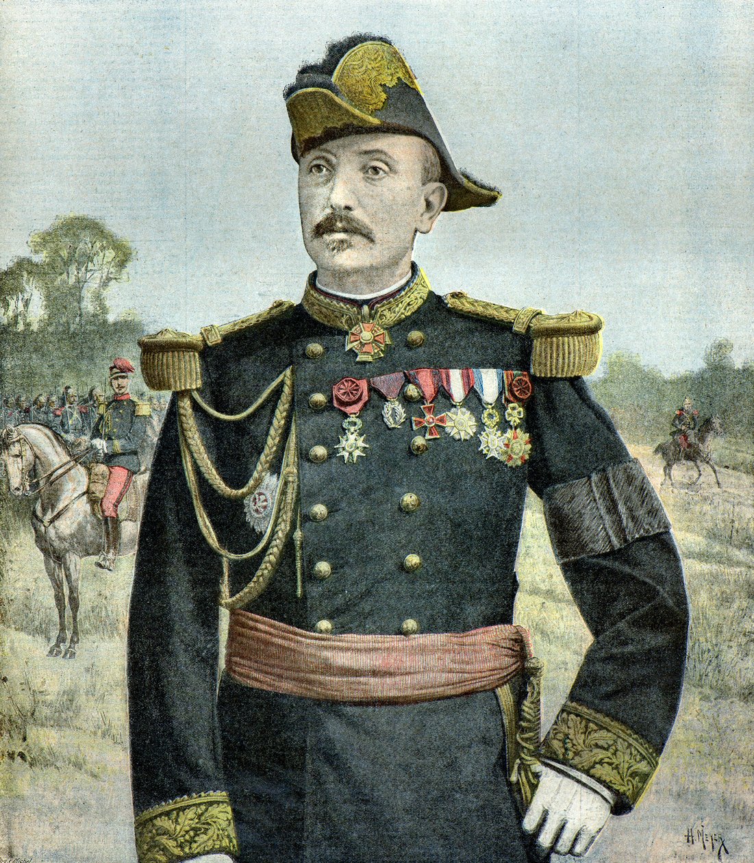 Portræt af general Raoul Le Mouton de Boisdeffre af Henri Meyer