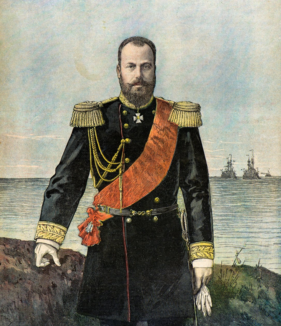 Portræt af storhertug Alexis Alexandrovitch af Rusland af Henri Meyer
