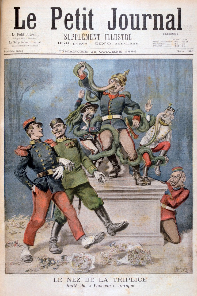 De allieredes næse, efter Laocoon, 1896 af Henri Meyer