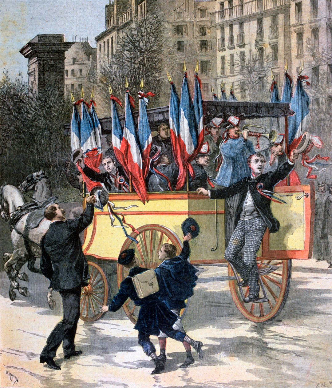 De værnepligtige 1892, 1892 af Henri Meyer