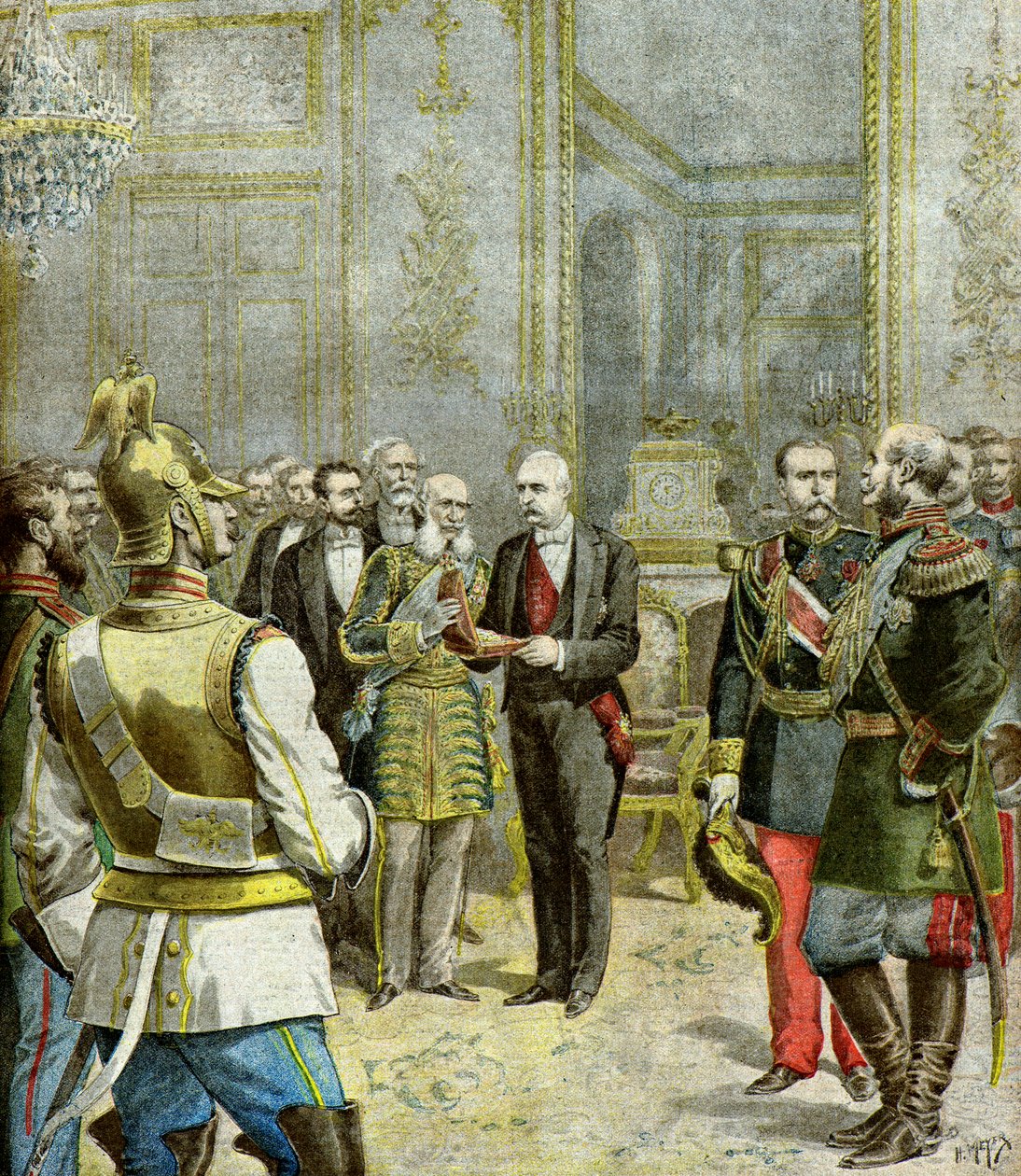 Den russiske diplomat Baron de Mohrenheim af Henri Meyer