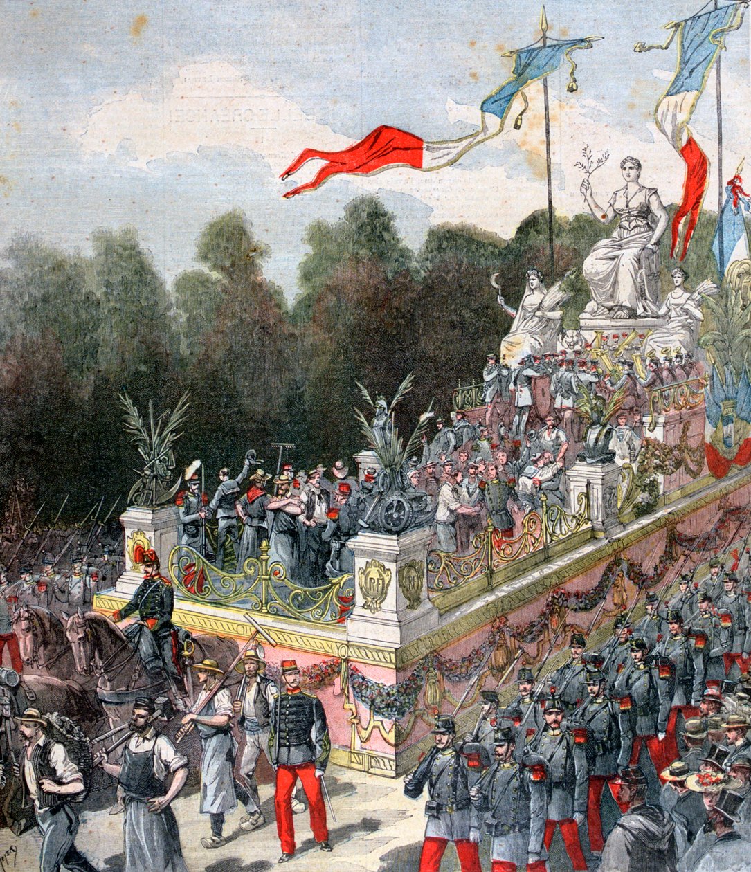 Harmoniens og fredens flyder, national skæbne, 22. september, Frankrig, 1892 af Henri Meyer