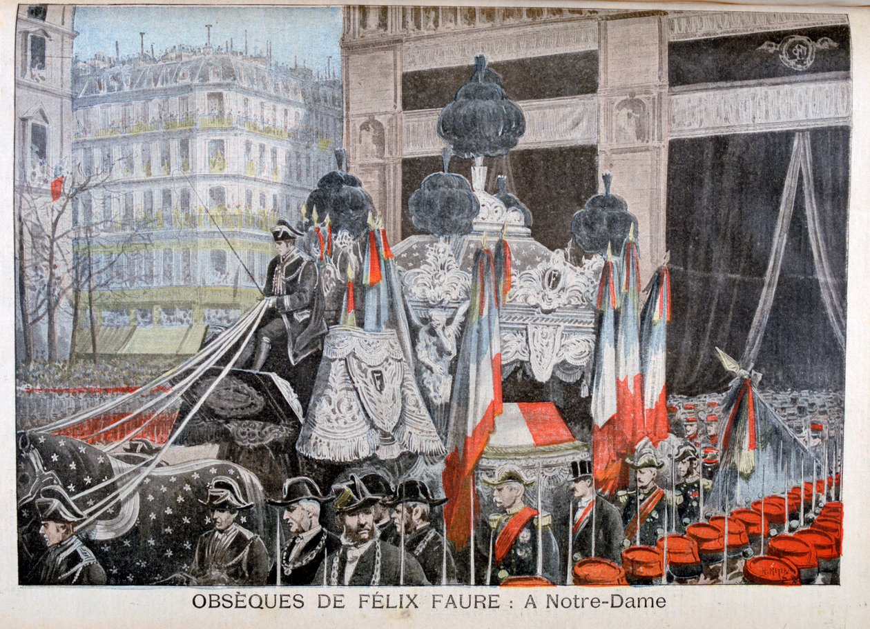 Præsident Félix Faures begravelse den 23. februar 1899 af Henri Meyer