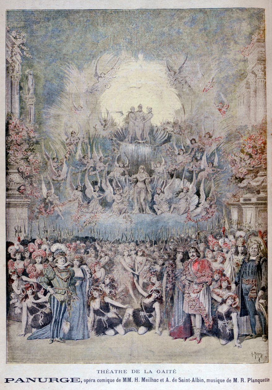Operaen Panurge, i Théâtre de la Gaîté, Paris, 1895 af Henri Meyer