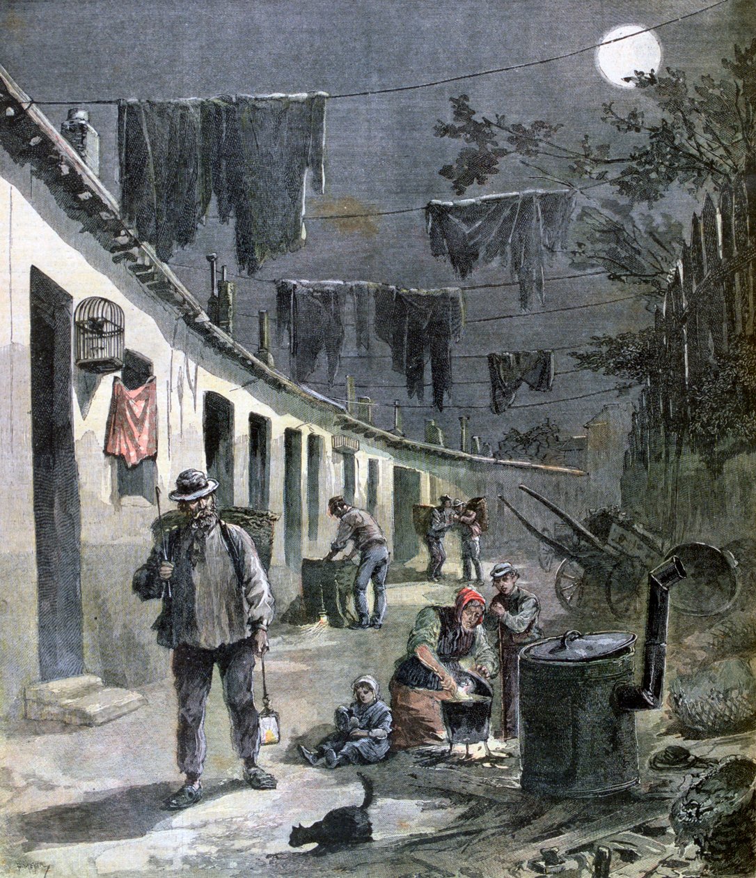 Klude- og benmanden i Paris, 1892 af Henri Meyer