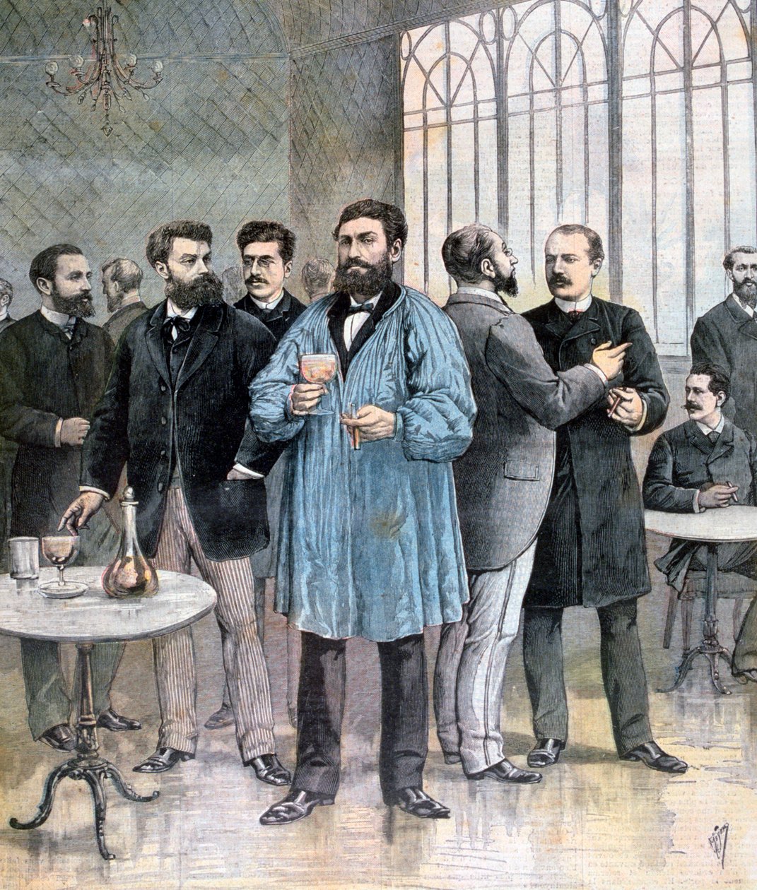 Forfriskningsbaren, Frankrigs Deputeretkammer, Paris, 1892 af Henri Meyer