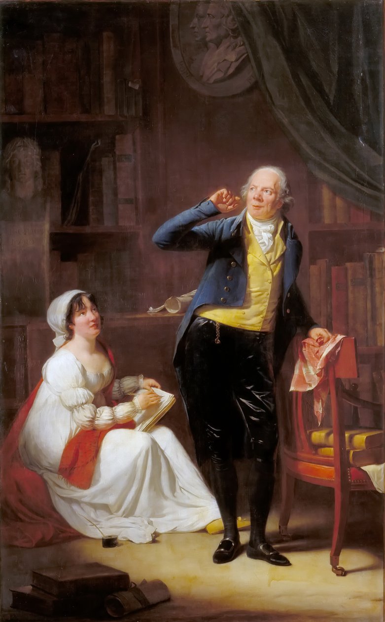 Jacques Delille og hans kone af Henri Pierre Danloux