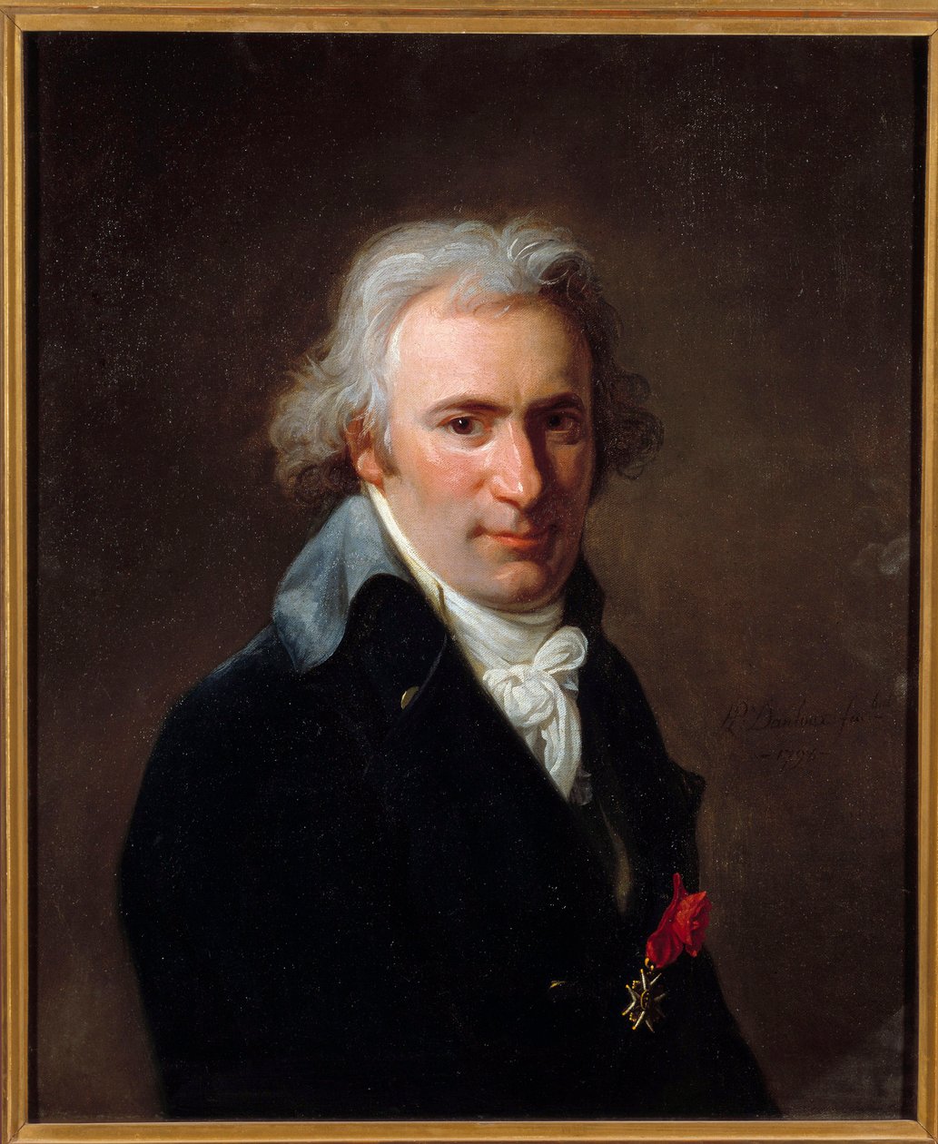 Portræt af Jean Baptiste Canthaney dit Clery (1759-1809) valet de chambre til Louis XVI ved templet Maleri af Henri Pierre Danloux (1753-1809) 1798 Søn. 0,65x0,54m af Henri Pierre Danloux