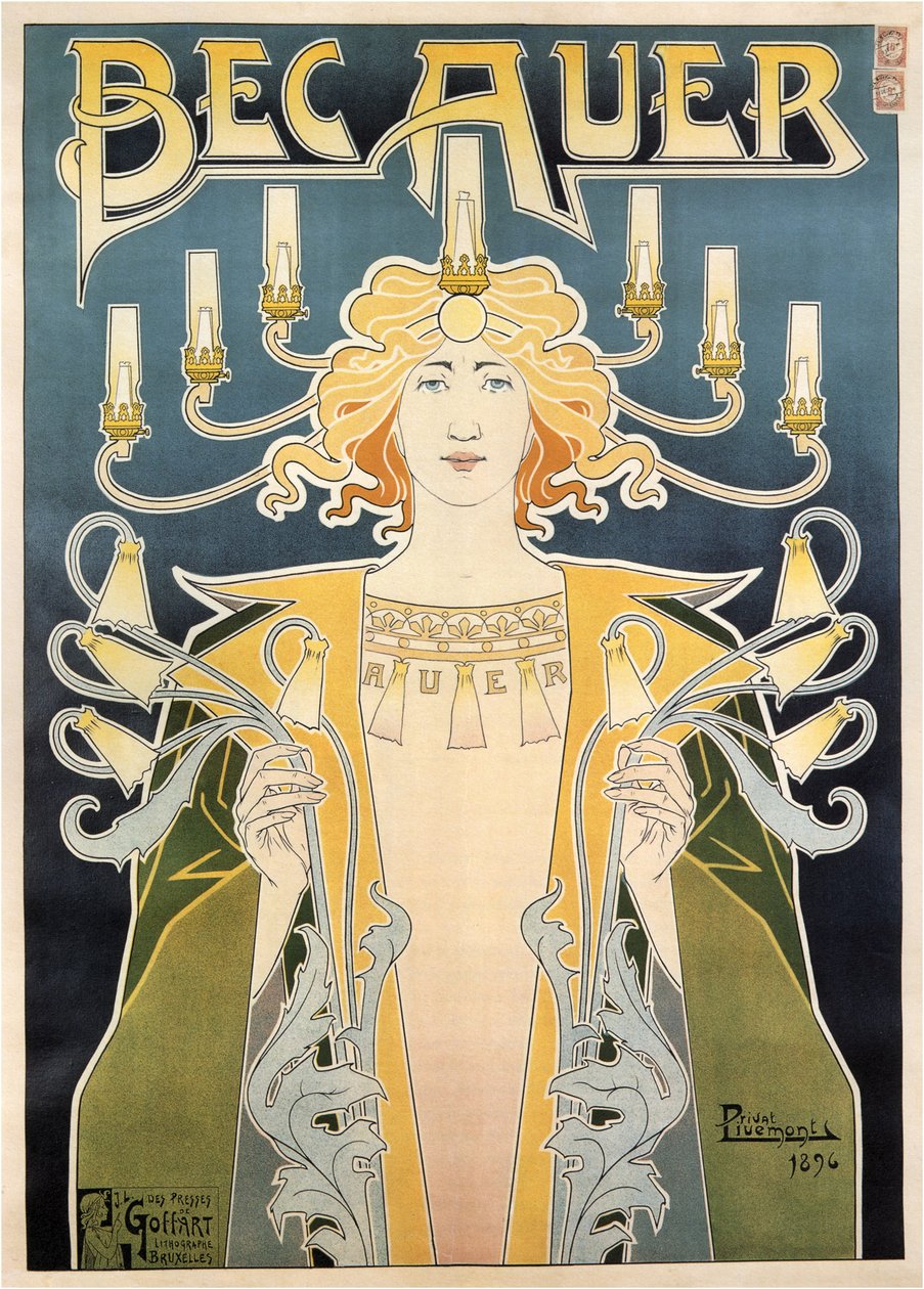 Næb Auer, 1896 af Henri Henri Antoine Théodore Livemont