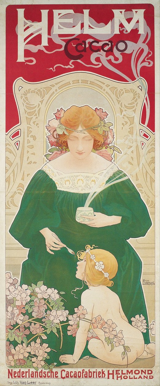 Helm Cacao af Henri Henri Antoine Théodore Livemont
