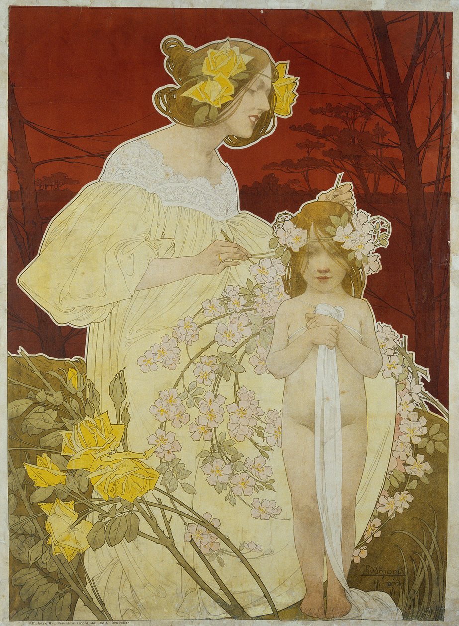 Kvindepalads. Udstilling 1900 af Henri Henri Antoine Théodore Livemont