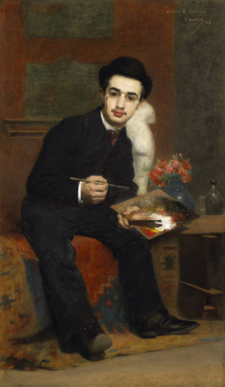 Henri de Toulouse-Lautrec, 1883. af Henri Rachou