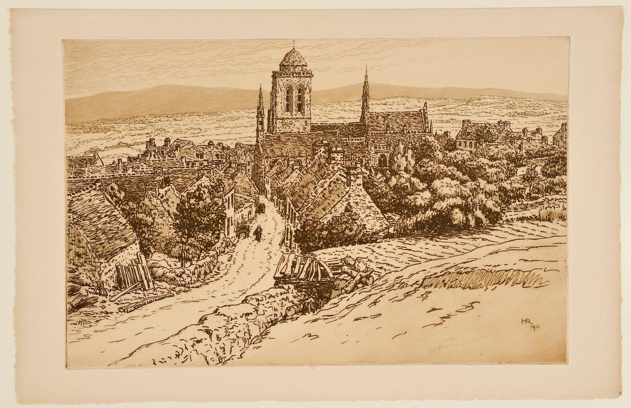 [Den bretonske kirke] af Henri Rivière