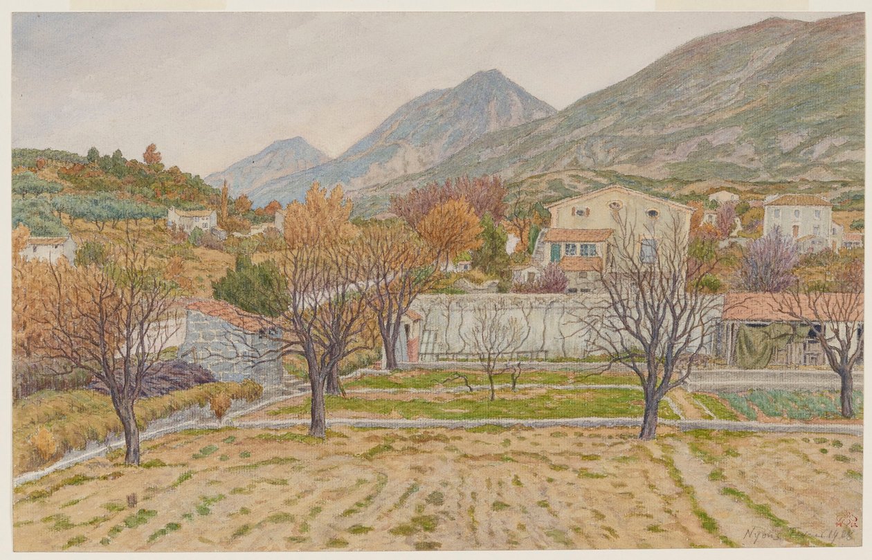 Umgebung von Nyons af Henri Rivière