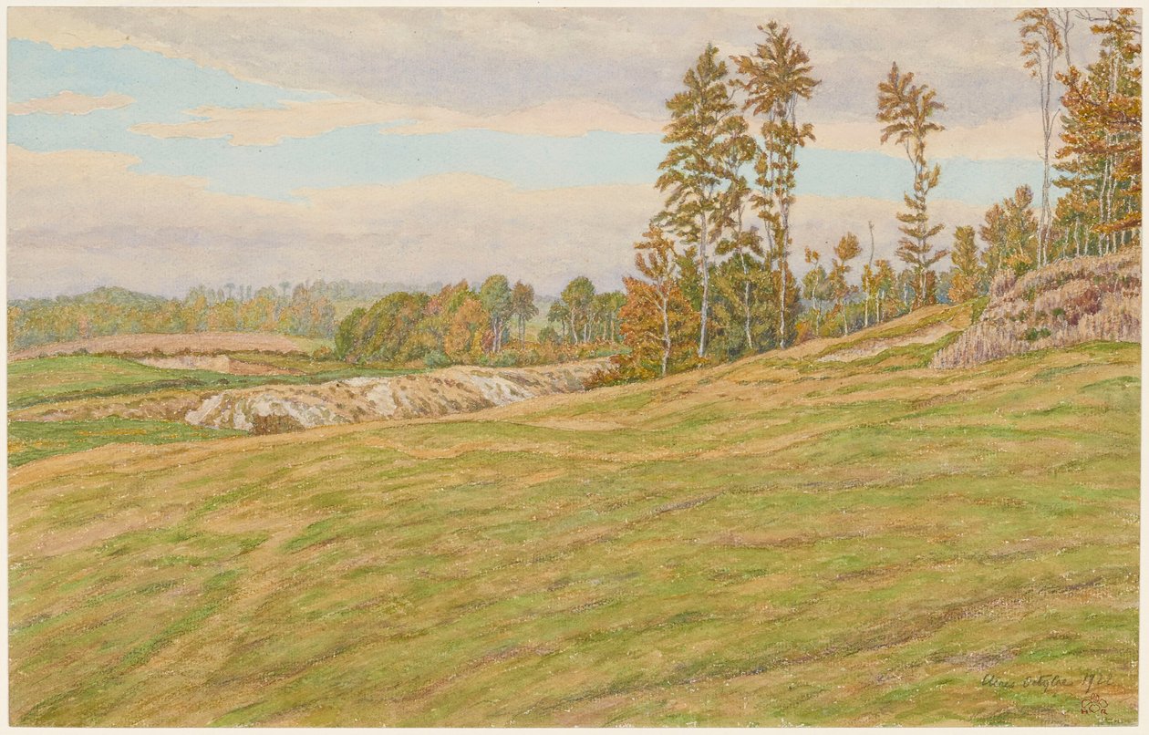 Omegnen omkring Clères af Henri Rivière