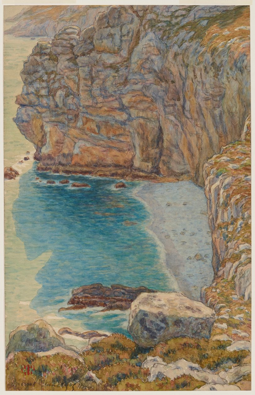 Klipperne ved Port Haor, Morgat af Henri Rivière
