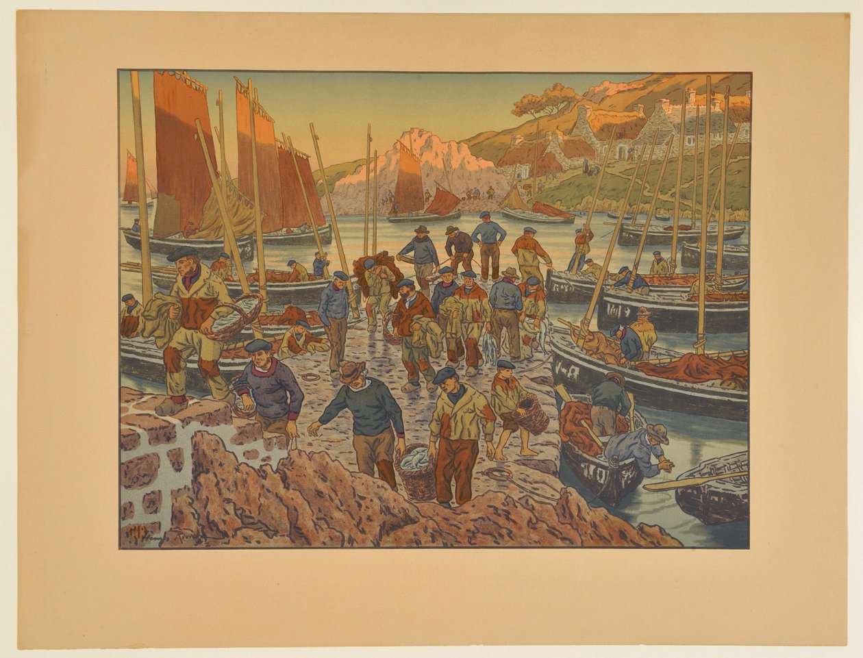 [Havnen] af Henri Rivière