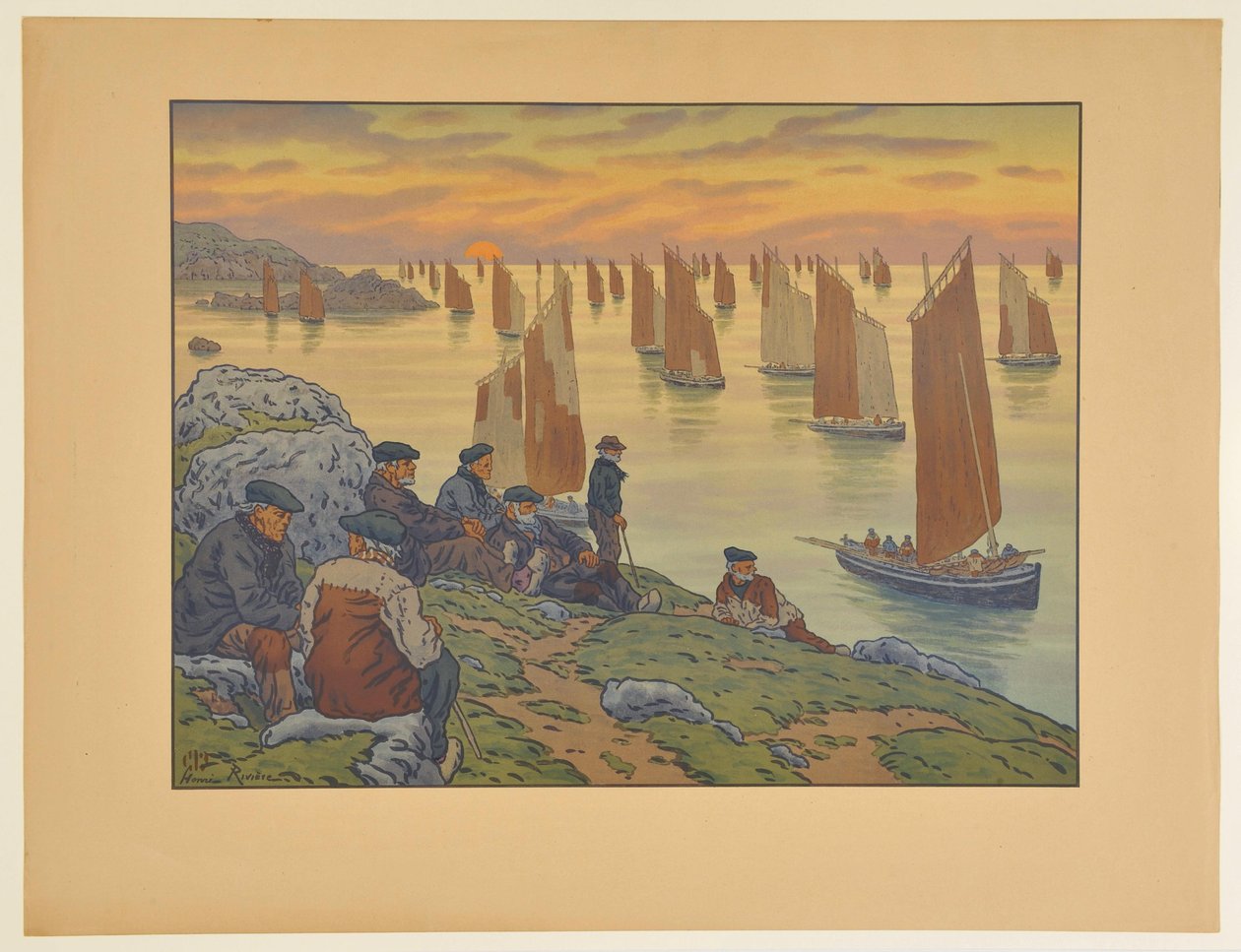 [De gamle] af Henri Rivière