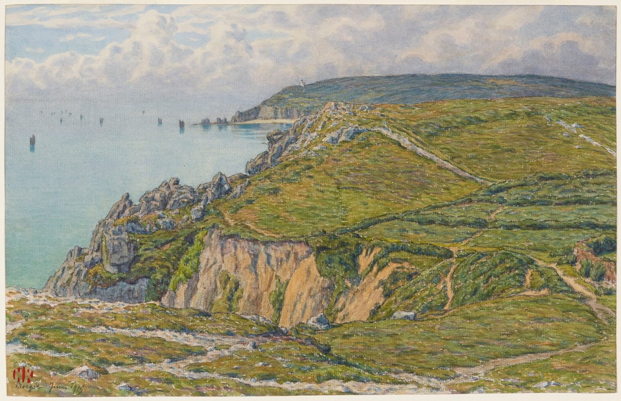Stormfuld morgen i Port-Mahon, Morgat af Henri Rivière