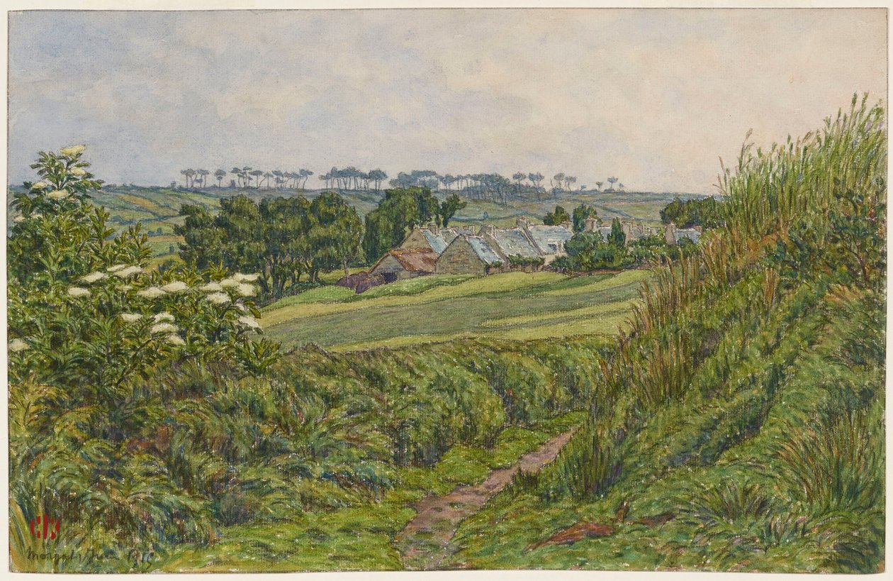 Forår i Lesquiffinec, Morgat af Henri Rivière