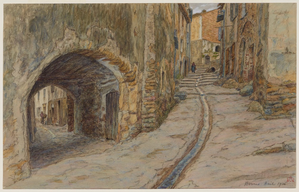 Rue Rompi-cou, Bormes af Henri Rivière
