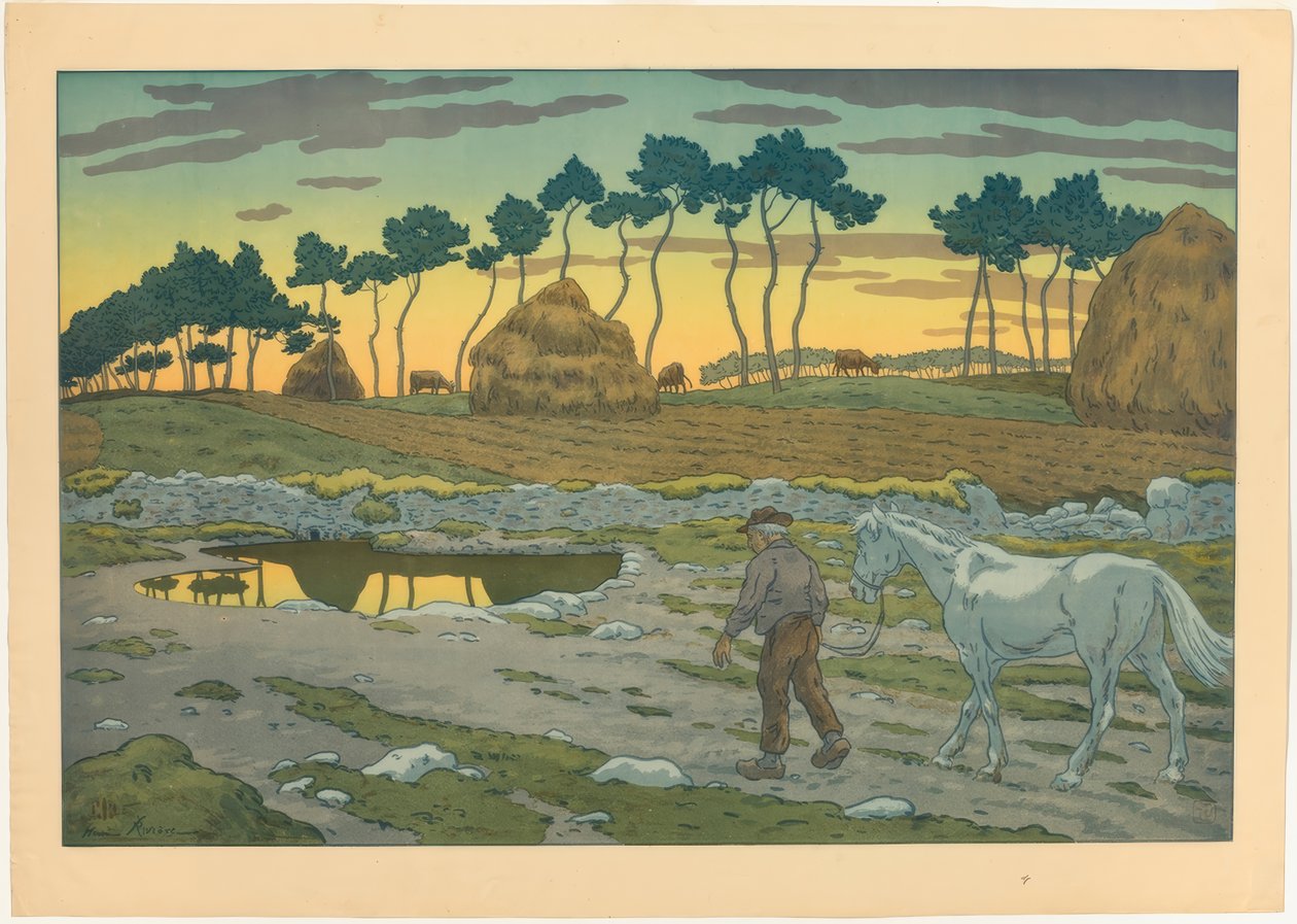 skumring af Henri Rivière