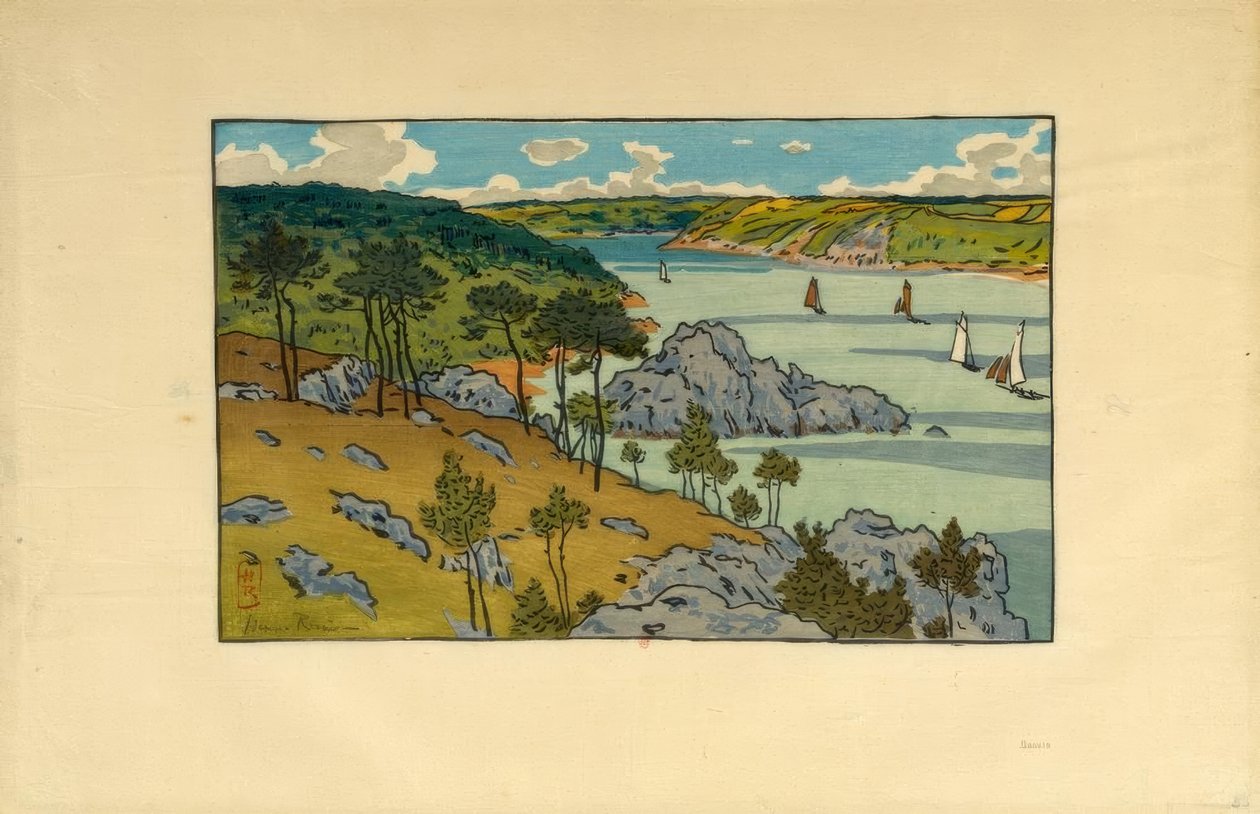 Mundingen af ​​Trieux (Loguivy) af Henri Rivière