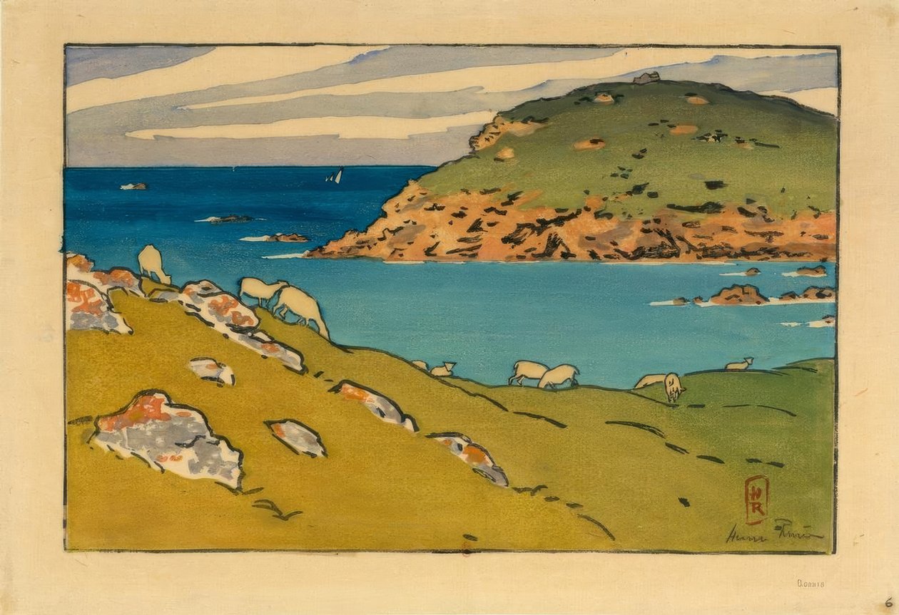 La Garde-Guérin (Saint-Briac) af Henri Rivière