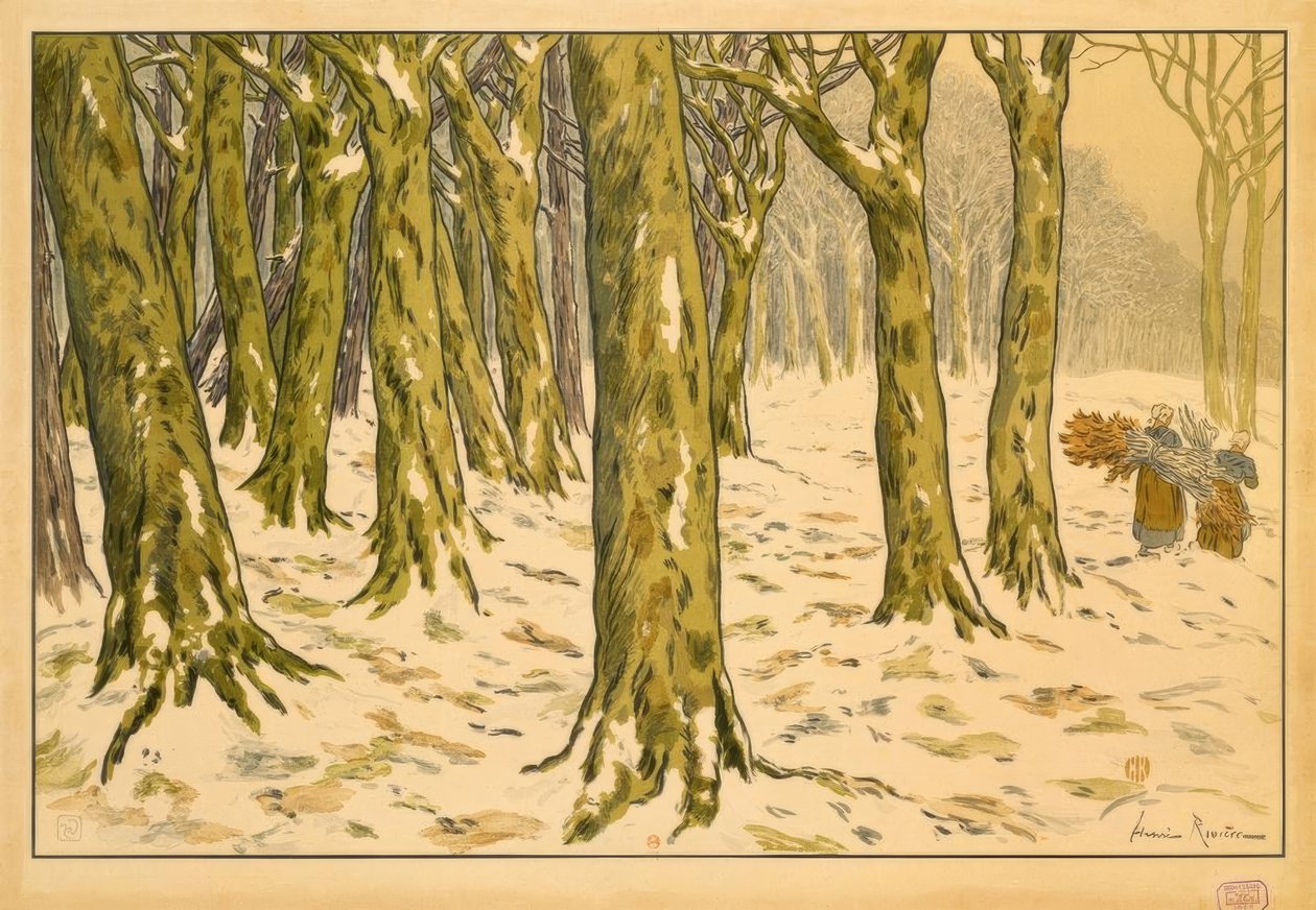 Træ. Vinter af Henri Rivière