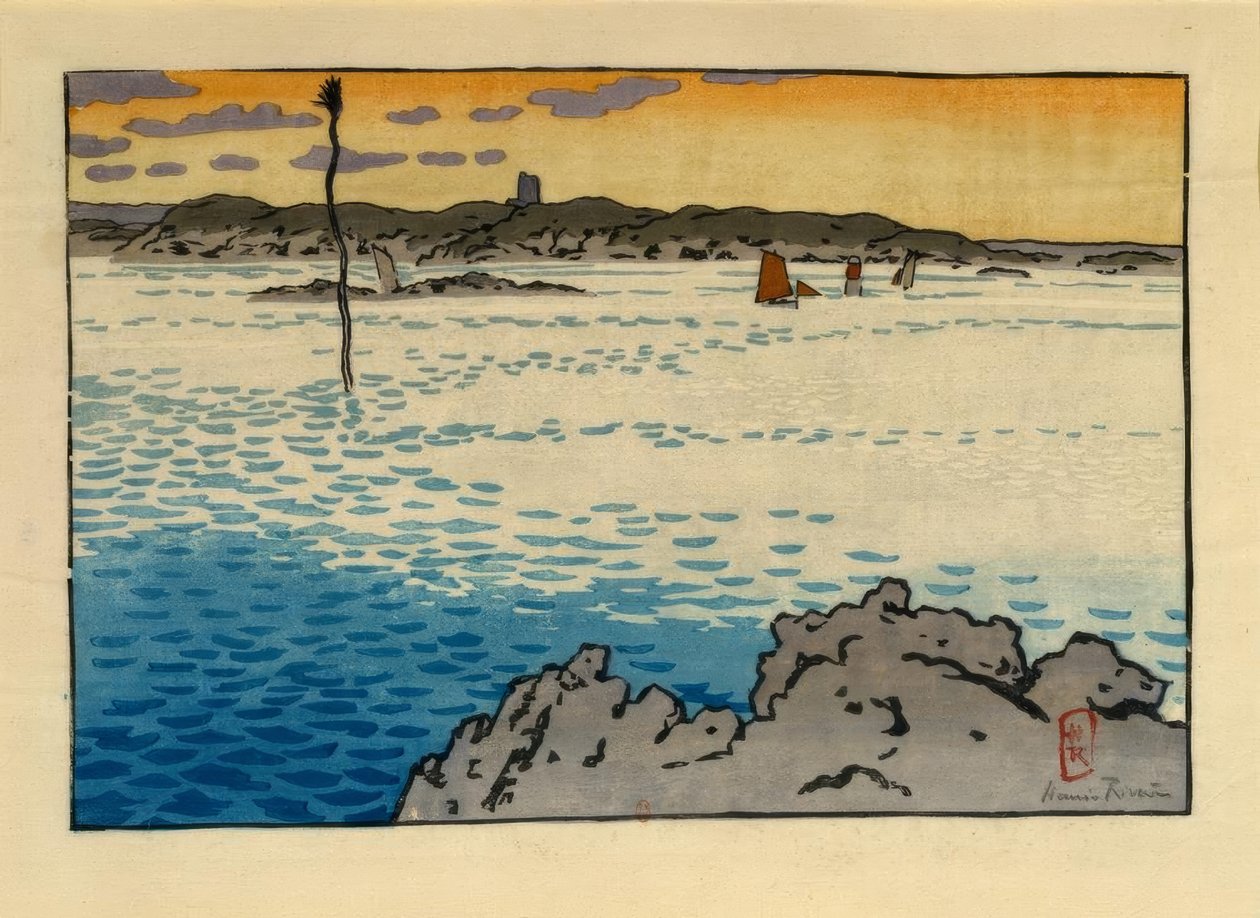 Les Ebihiens (Saint-Briac) af Henri Rivière