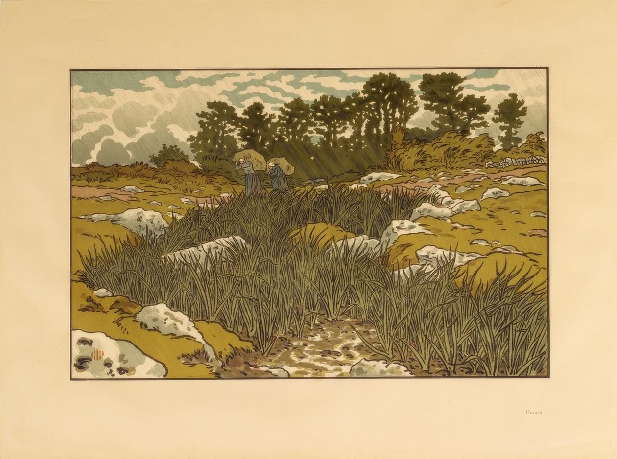 Stream ved Loperec af Henri Rivière