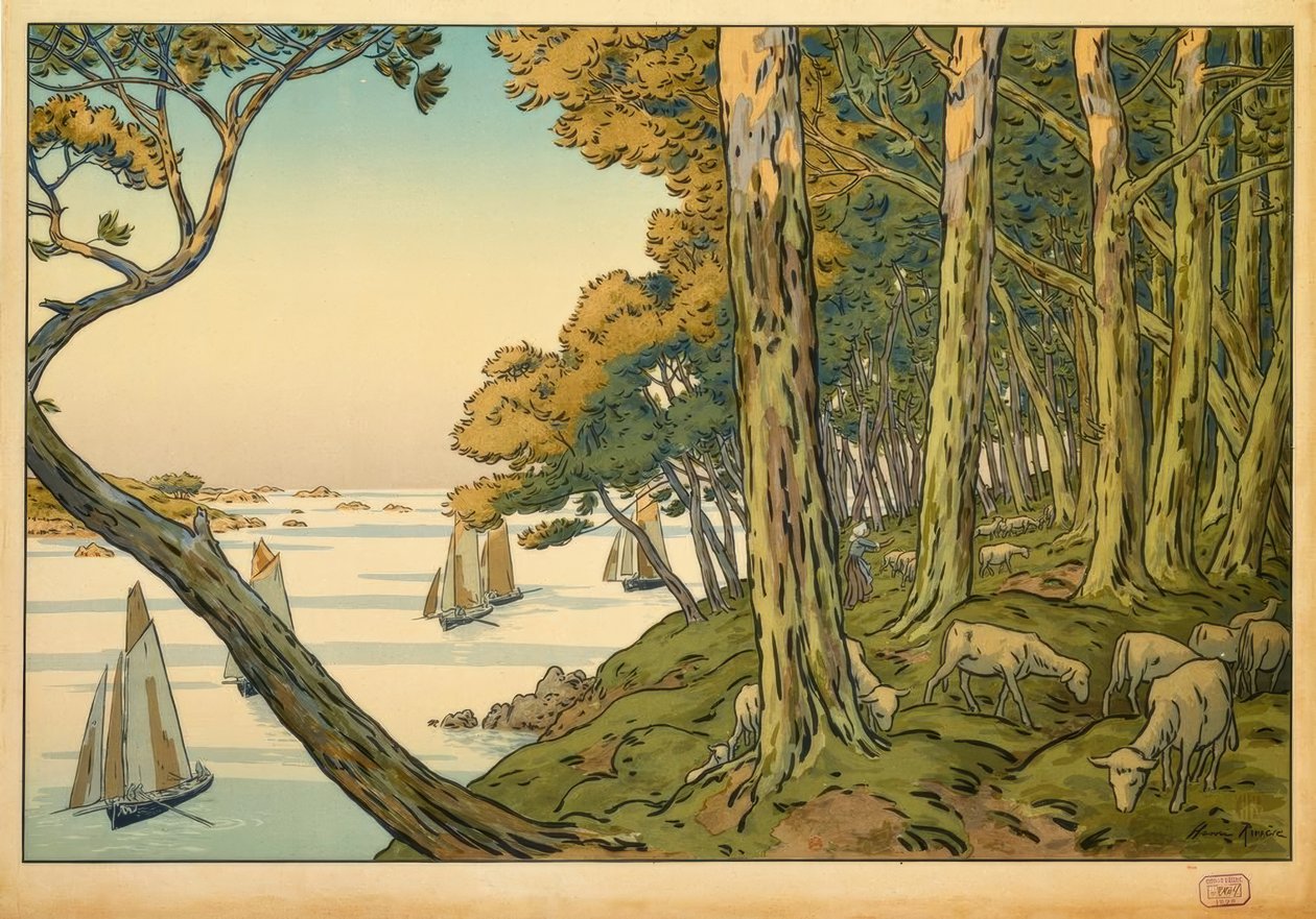 sommeraften af Henri Rivière