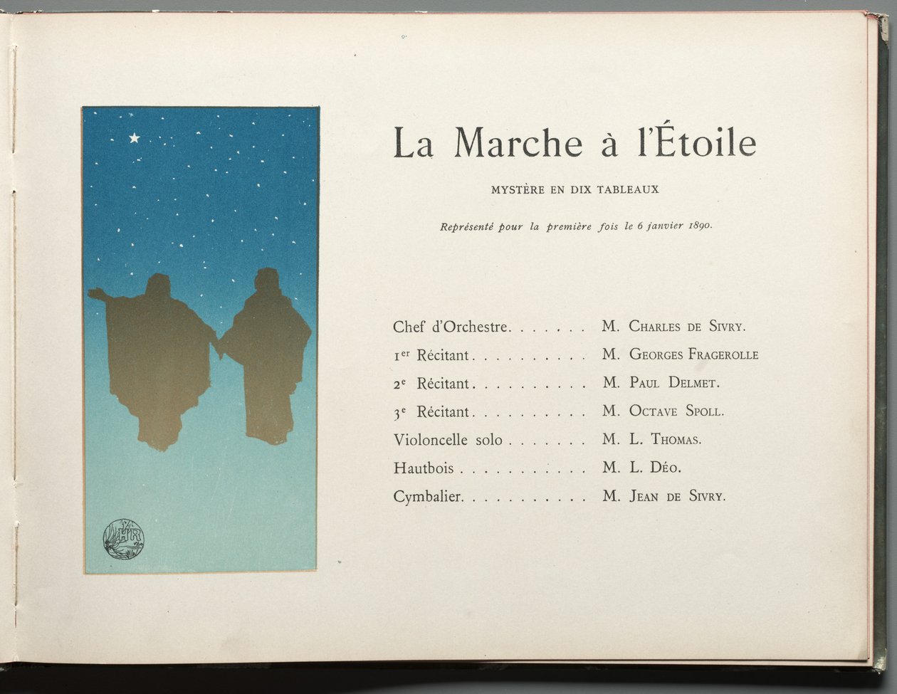 The Progress of the Stars: Marchen til den mystiske stjerne i ti tableauer af Henri Rivière