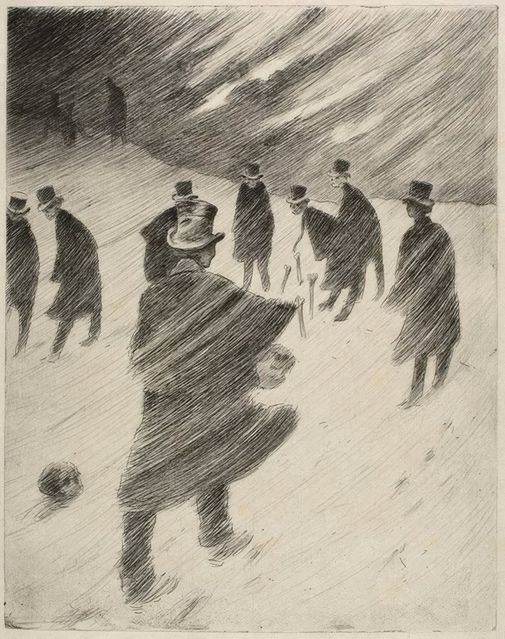 begravelsestjeneste af Henri Rivière