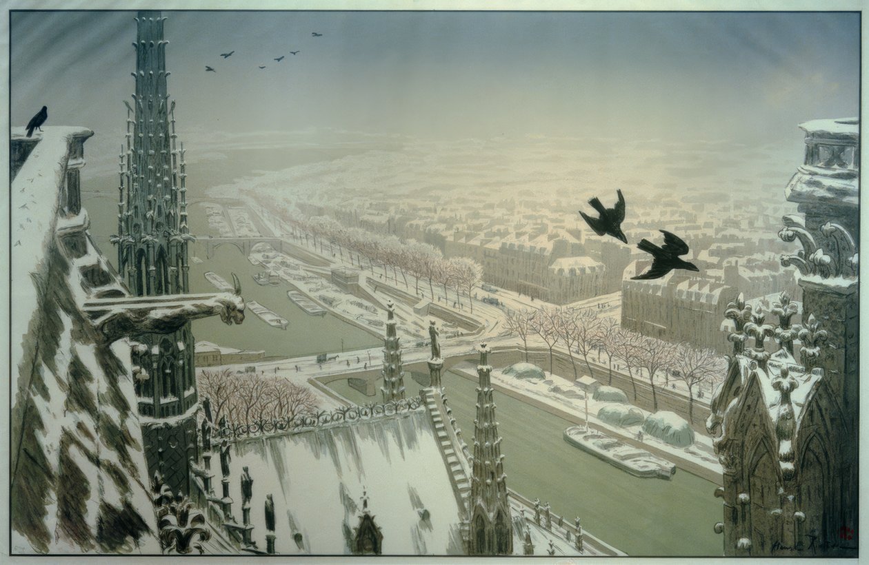 Fra tårnene i Notre-Dame af Henri Rivière