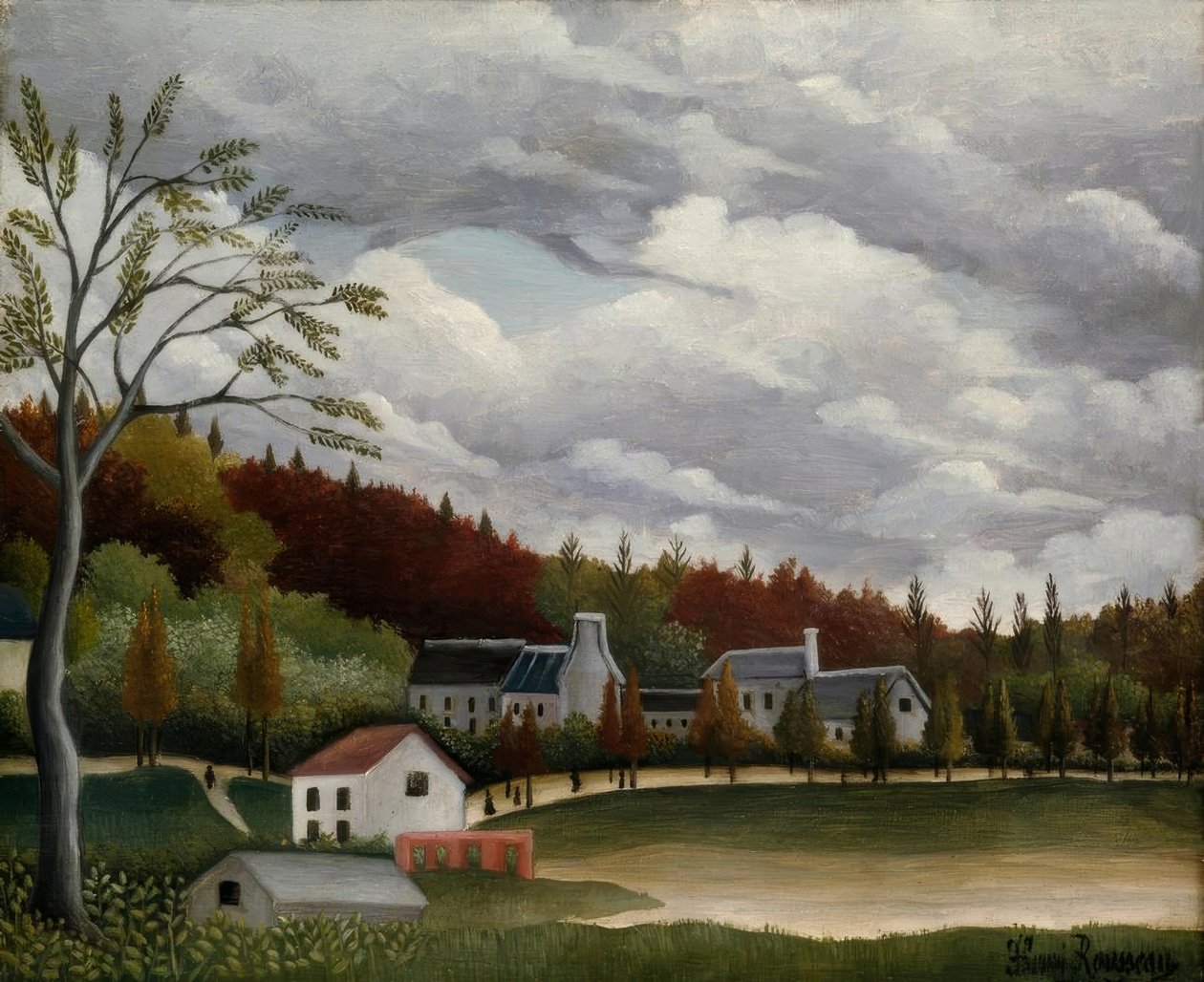 Bièvre nær Gentilly af Henri Rousseau
