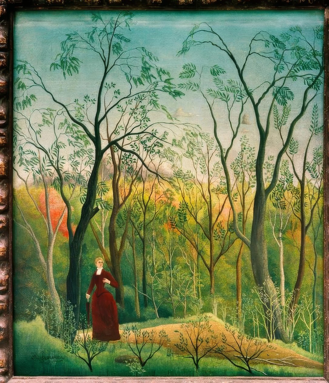 Gåturen i skoven af Henri Rousseau