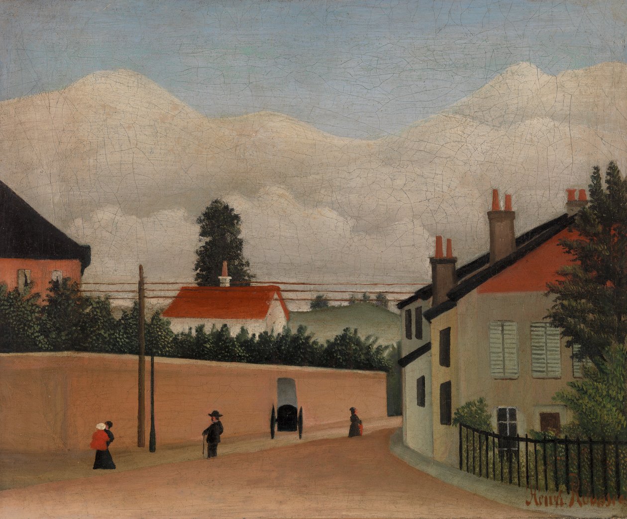 Udkanten af Paris (Environs de Paris) af Henri Rousseau