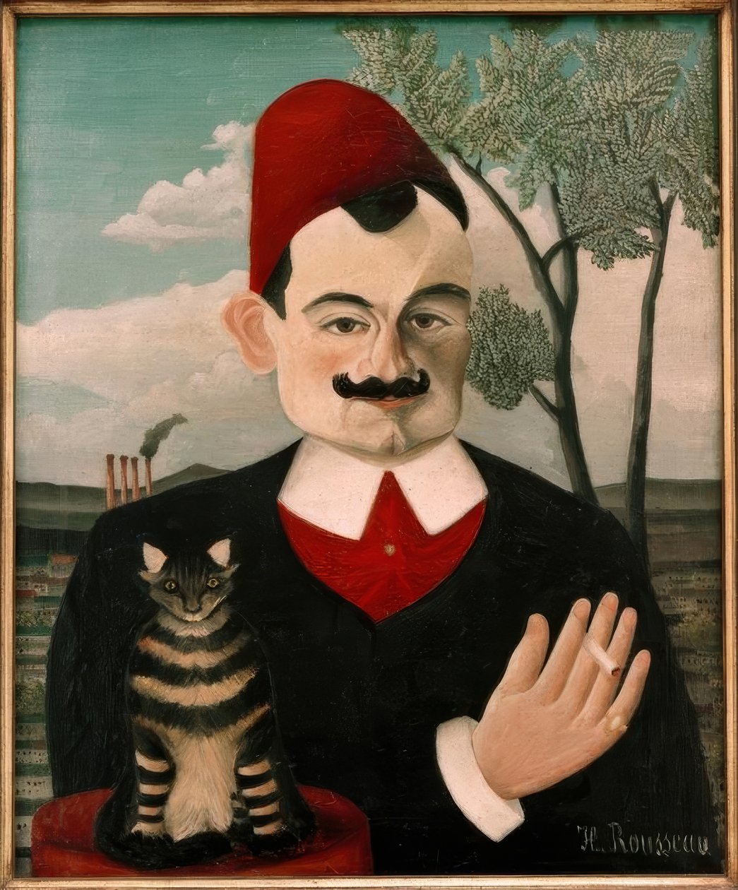 Portræt af Monsieur X (Pierre Loti) af Henri Rousseau