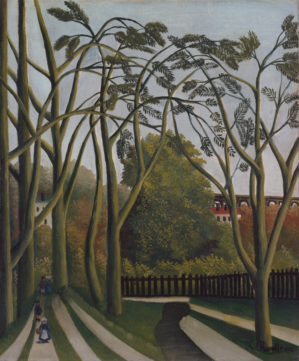 Bredden af ​​Bièvre nær Bicêtre, ca. 1908-09. af Henri Rousseau