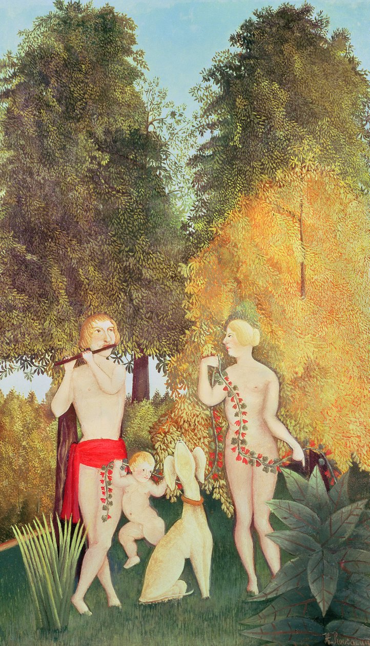Den glade kvartet, 1902 af Henri Rousseau