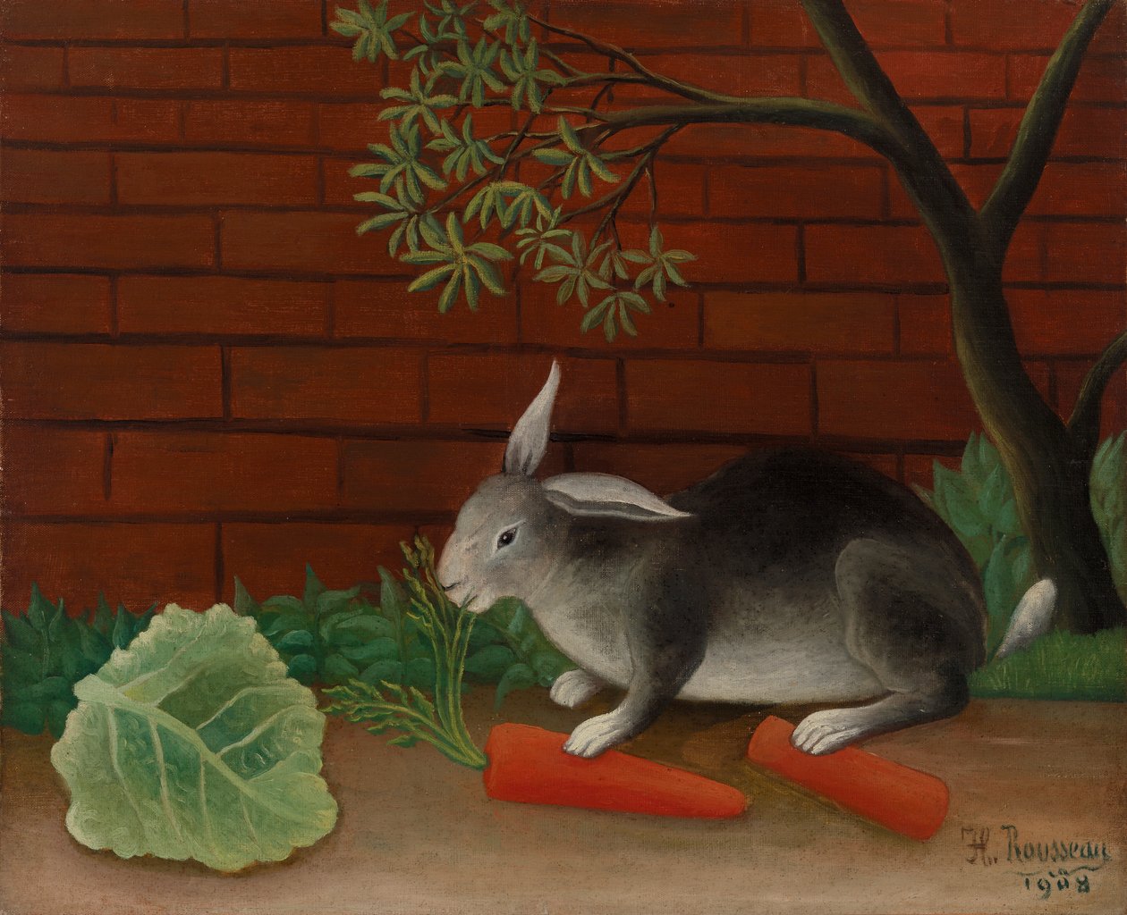 Kaninens måltid af Henri Rousseau